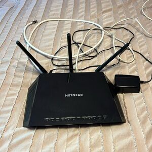 Netgear WiFi router.